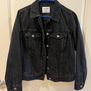 Old Navy Charcoal Denim Jacket